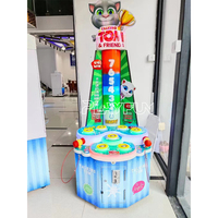 Machine de jeu d'arcade à monnayeur pour enfants Playfun Sports, jeu de rédemption de tickets pour enfants, machine de jeu de frappe à marteau, Talking Tom & Friend