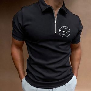 Camiseta de Hombre con Cierre, Diseño Personalizado, 100% Algodón, Transpirable, de Secado Rápido, Estilo Urbano, Lisa, para Serigrafía, Venta al Por Mayor - Product Image 6
