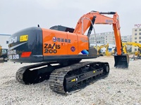 Excavatrice sur chenilles Hitachi ZX200-3, 20 tonnes, d'origine japonaise, occasion, godet de 0,8 m, faible nombre d'heures de fonctionnement, moteur, boîte de vitesses, moteur électrique