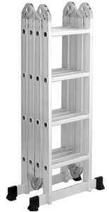 150Kg Max Belasting 12-stappen Aluminium Vouw Multifunctionele Multifunctionele Trapladder - Product Image 3