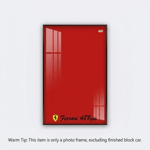 Marco de Exhibición para Bloques de Construcción de Coches de Carreras LEGO 42207 Ferrari <span class=keywords><strong>F1</strong></span>, Soporte de Exhibición de Modelo de Coche de Fórmula 1 de Aleación de Aluminio - Product Image 2