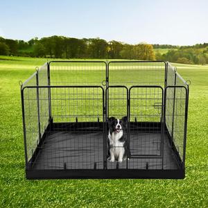 Tapis de cage pour animaux de compagnie en tissu Oxford 600D noir, imperméable, facile à nettoyer, pour parc pour chiens - Product Image 1