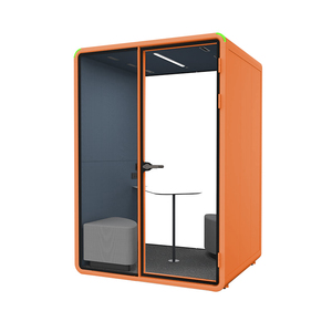 Cabine de réunion insonorisée pour deux personnes, mobile, pour bureaux ouverts - Product Image 6