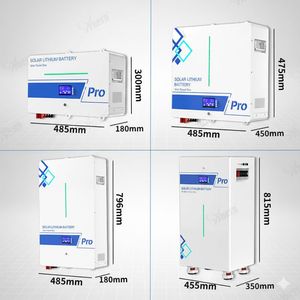 Paquete de Baterías de Iones de Litio Solar LiFePO4 (51.2V; 100Ah-300Ah; 5kWh-15kWh) Apilable, Comunicación CAN, Protección IP54 - Product Image 3