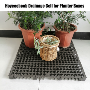 Cellules de drainage en nid d'abeille en plastique de 30 mm <span class=keywords><strong>pour</strong></span> jardinières extérieures, toitures et murs de soutènement avec certificat ISO - Product Image 3