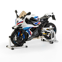 Nouvelle moto miniature en métal à l'échelle 1:9 pour enfants, style moderne, simulation de pulvérisation, modèles de moto en alliage moulé sous pression avec son et lumière