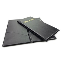 Titulaire de facture de Restaurant Premium personnalisé PVC Invité Vérifier dossier Restaurant Vérifier Présentateur Livre Titulaire