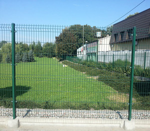 Panneau <span class=keywords><strong>de</strong></span> clôture <span class=keywords><strong>de</strong></span> jardin en treillis métallique soudé incurvé 3D, revêtement PVC, montage facile, clôture extérieure - Product Image 6