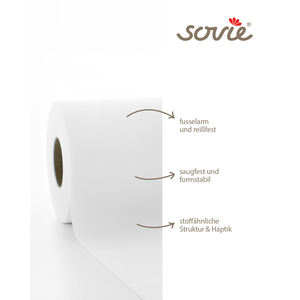 Tablecloth Rolls Uni white 1,<b>20</b> m <b>x</b> <b>25</b> lfm. Made of Linclass - Product Image 3