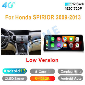 เครื่องเล่นมัลติมีเดียในรถยนต์ระบบแอนดรอยด์ 13 ขนาด 12.5 นิ้ว พร้อมระบบนำทาง GPS สำหรับรถยนต์ฮอนด้า สปิเรียร์ แอคคอร์ด สเตอริโอ รองรับ CarPlay WiFi 4G บลูทูธ หน้าจอสัมผัส - Product Image 6