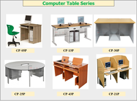 Meubles scolaires, salle informatique, table en bois durable à 2 places, table double pour étudiants, bureau avec tiroirs
