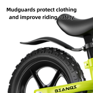 Bicicleta de Equilibrio para Niños, Fácil de Aprender, Sin Pedales, con Protección de Guardabarros, Altura del Asiento Ajustable, Disponible en Varios Colores - Product Image 4