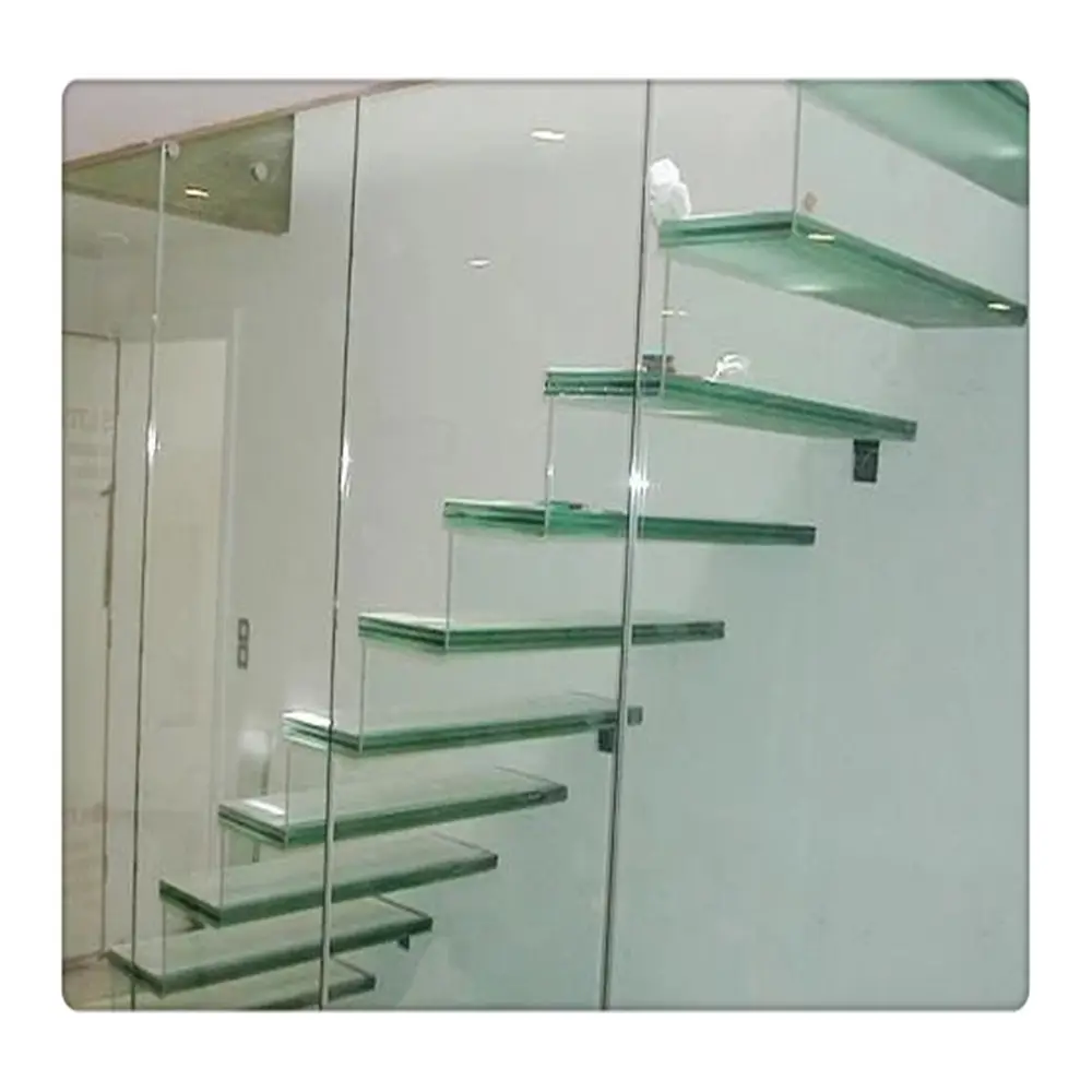Clear tempered glass price per square meter Clear Tempered glass door window laminated