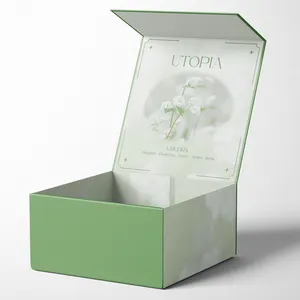 2024 Новый Пользовательский логотип роскошный подарок Магнитный Картон Крафт Упаковка Магнитная складная коробка упаковка бумажные коробки