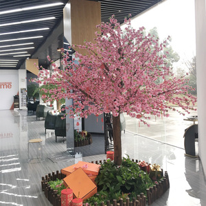 Mô phỏng đào và cây hoa anh đào lớn trong nhà và ngoài trời trang trí cây nhân tạo có nhu cầu cảnh quan cây - Product Image 2