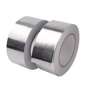Nhôm lá mỏng Băng đặc biệt cho niêm phong của đường ống trong thiết bị điều khiển nhiệt 50micron bạc Băng - Product Image 1