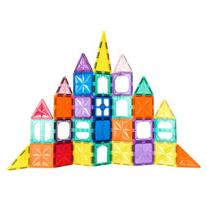 Onshine <b>Magnetic</b> Building Blocks For Kids Educational <b>Toy</b> With Strong Magnet Core 3 Plus Age Plastic <b>Construction</b> Set - Product Image 4