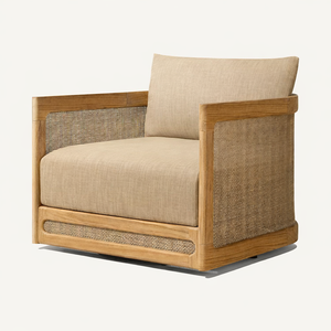 Luxuriöses Garten-Sofa-Set aus Teakholz für Hotels – Moderne Outdoor-Möbel für Villengärten, Terrassen und Pools – Wasserdicht und Sonnenbeständig aus Massivteak - Product Image 3
