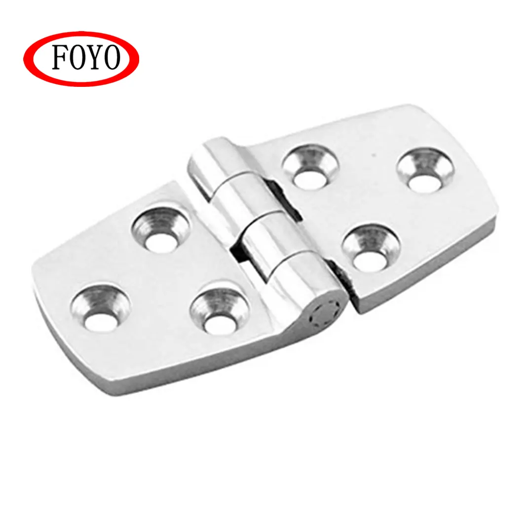 FOYO di Marca 316 In Acciaio Inox Cast Cinghia Porta Cerniera Con 6 Foro Lucidatura A Specchio Marine Cerniere Hardware Barca Con La Fabbrica prezzo