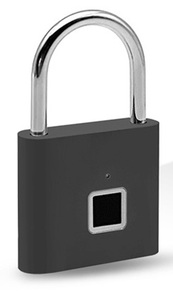 YH3264 Cadenas intelligent électronique en alliage de zinc, étanche et antirouille, avec lecteur d'empreintes digitales, petite serrure de porte à empreinte digitale - Product Image 2