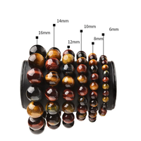 Bracelet en pierres naturelles mélangées JD GEMS, vente en gros, bracelet en pierres précieuses naturelles de haute qualité, bracelet à perles rondes, bijoux en cristal de guérison