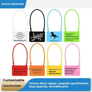 Etiquetas <span class=keywords><strong>de</strong></span> seguridad <span class=keywords><strong>de</strong></span> plástico desechables con bloqueo antirrobo, diseño a prueba <span class=keywords><strong>de</strong></span> manipulaciones y etiquetas <span class=keywords><strong>de</strong></span> identificación <span class=keywords><strong>de</strong></span> cupones <span class=keywords><strong>de</strong></span> devolución para bolsos/ropa - Product Image 3