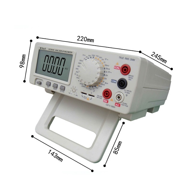 VC8045 Bench-type Digital Multimeter 20000 Counts Profesional Digital True Rms Manual Range Transistor Tool Meter