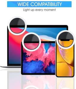 Neue upgrade Heiße Verkäufe mini tragbare handy <span class=keywords><strong>clip</strong></span> auf Selfie füllen licht runde ring licht led lampe für fotografie - Product Image 6