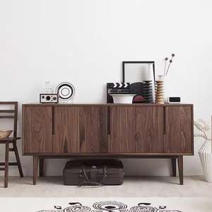 <span class=keywords><strong>Buffet</strong></span> antique simple en <span class=keywords><strong>bois</strong></span> massif armoire d'entrée rétro couleur noyer ferme de luxe pour <span class=keywords><strong>petit</strong></span> appartement maison d'<span class=keywords><strong>occasion</strong></span> - Product Image 2