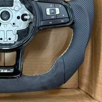 Volant semi-coupé R Line pour Volkswagen VW Golf 4 5 6 6r 7 7.5 8 MK4 5 6 7 7.5 8 7 R GTI GTD GTE Polo Passat CC Jetta