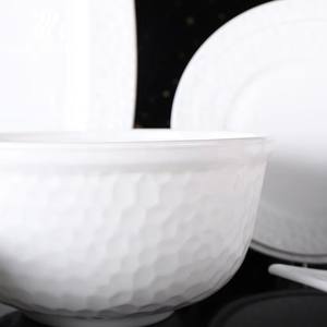 أدوات مائدة من زجاج الأوبال، طبق أو صحن زجاجي مقاوم للحرارة بتصميم بوهيمي منقوش للحفلات - Product Image 4