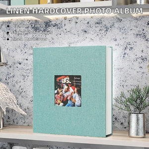 <span class=keywords><strong>Album</strong></span> Fotografico Personalizzato Fatto a Mano con Copertina Rigida e Finestra, <span class=keywords><strong>300</strong></span> Tasche, in Lino, per Famiglia, Matrimonio e Viaggi - Product Image 3