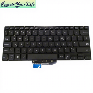 ใหม่ US UK ไม่มีแบ็คไลท์แป้นพิมพ์แล็ปท็อปสำหรับ Asus VivoBook Flip14 <span class=keywords><strong>TP412U</strong></span> TP412UA TP412 TP412FA HQ21011549000 ASM18A66GB-H18 แป้นพิมพ์ - Product Image 1
