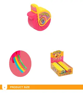 Nhiều Màu Hình Dạng Băng Mềm Cuộn Kẹo Trái Cây Cuộn Ups Kẹo Gummy Kẹo Cho Hồi Giáo