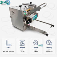 Machine automatique de fabrication de disques de pâte pour raviolis et empanadas, presse à emballages, 4200 pièces par heure, équipement de boulangerie commercial