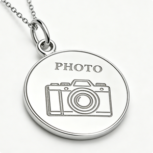 เหรียญวงกลมชุบเงินพร้อมลายสลักกล้องถ่ายรูปสำหรับเป็นของที่ระลึก - Product Image 3