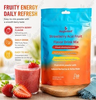 Berberine Yerba Mate Fruitpoeder Drinkstokjes |   Aardbei Açaí smaak |   Dagelijkse Wellness Drank Supplement Non-GMO Clean Label