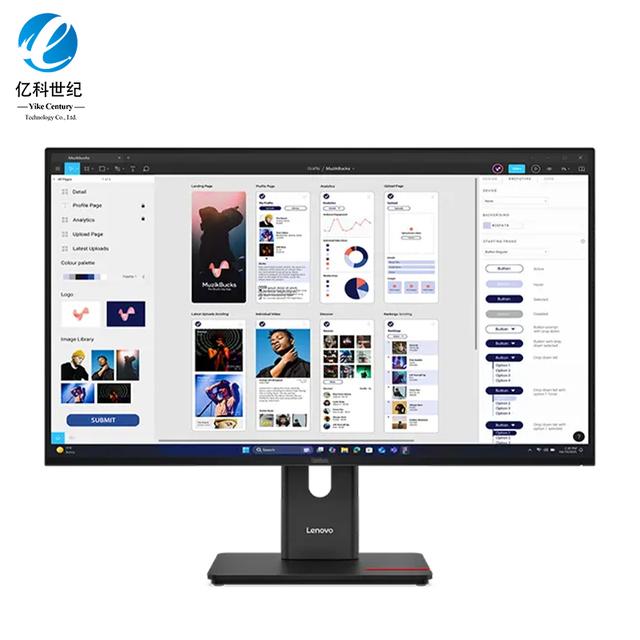 Lenovo ThinkVision T32UD-40 Monitor 31.5-Inch 4K IPS 60HZ WideScreen +DP Laptop Desktop PC Computer Business Display Monitor