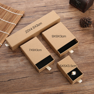 Custom Drawer Jewelry <b>Box</b> Luxury Paper Packaging <b>Box</b> for Rings <b>Earrings</b> Necklace Gift Packaging and jewelry brands - Product Image 4