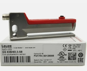 Capteur optique Leuze GS 63B/6D.3-S8 50128008 pour la détection d'étiquettes non transparentes - Product Image 6