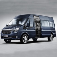 Vente en gros de bus touristiques, bus diesel 10-17 places, 190K 294KW, mini-bus navette diesel chinois, coût du mini-bus navette fermé