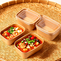 Populaire Europese stijl lange takeaway doos, wegwerpverpakking voor import naar de Europese markt