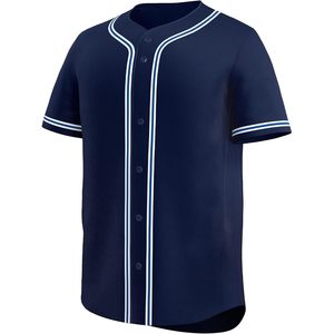 Camiseta de Béisbol para Hombre, Manga Corta, Absorbente de Humedad, Uniforme Deportivo Unisex para Adultos, Camisa con Botones, Ropa de Equipo - Product Image 2