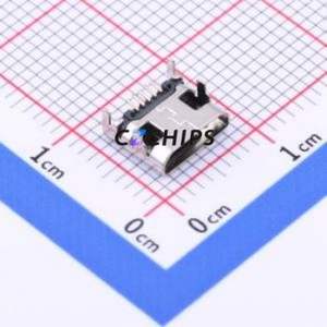 MICRO-12A-G2P3-A1T2 USB Connector SMD Connector ( Connector Type: Micro-B )( Protocol Standard: USB 2.0 )( Gender: Female ) - Product Image 1