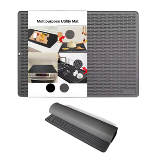 Tapis en silicone antidérapant de qualité alimentaire, résistant aux hautes températures, imperméable, pour évier de cuisine, cuisinière, four, comptoir - Product Image 2