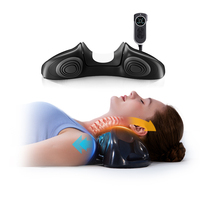 Dispositivo de Masaje Eléctrico para el Cuello Alphay Factory, Recargable, con Control Inteligente, Compresión de Aire, Estiramiento y Alivio de la Tensión