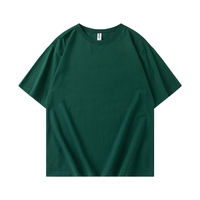 Camiseta extragrande de peso pesado de alta calidad, camiseta personalizada con estampado, camisetas 100% de algodón en blanco para hombre