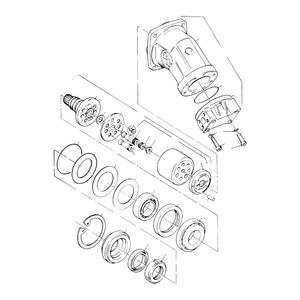 35867740 358 677 40 escavatore idraulico azionamento PC4000-6 motore del ventilatore per <span class=keywords><strong>Komatsu</strong></span> - Product Image 1