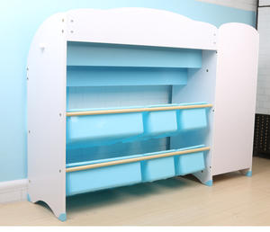 Coffre à jouets moderne <span class=keywords><strong>pour</strong></span> enfants et animaux Boîte de rangement à glissière propre Chariot organisateur de bacs en <span class=keywords><strong>plastique</strong></span> <span class=keywords><strong>pour</strong></span> chambre à coucher Armoire modulaire à étagères - Product Image 6