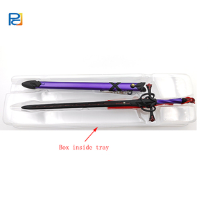 Porte-clés avec épée en forme d'arc, en métal, personnalisé - Product Image 2